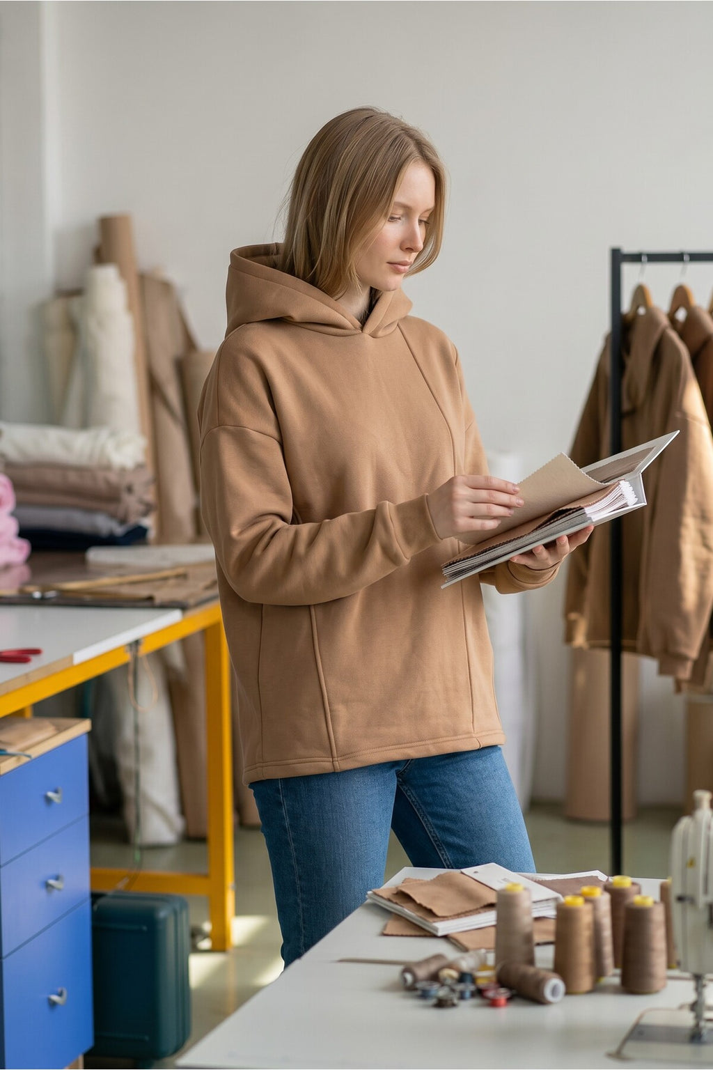 ÜÇ İPLİK SWEAT KAPÜŞONLU
