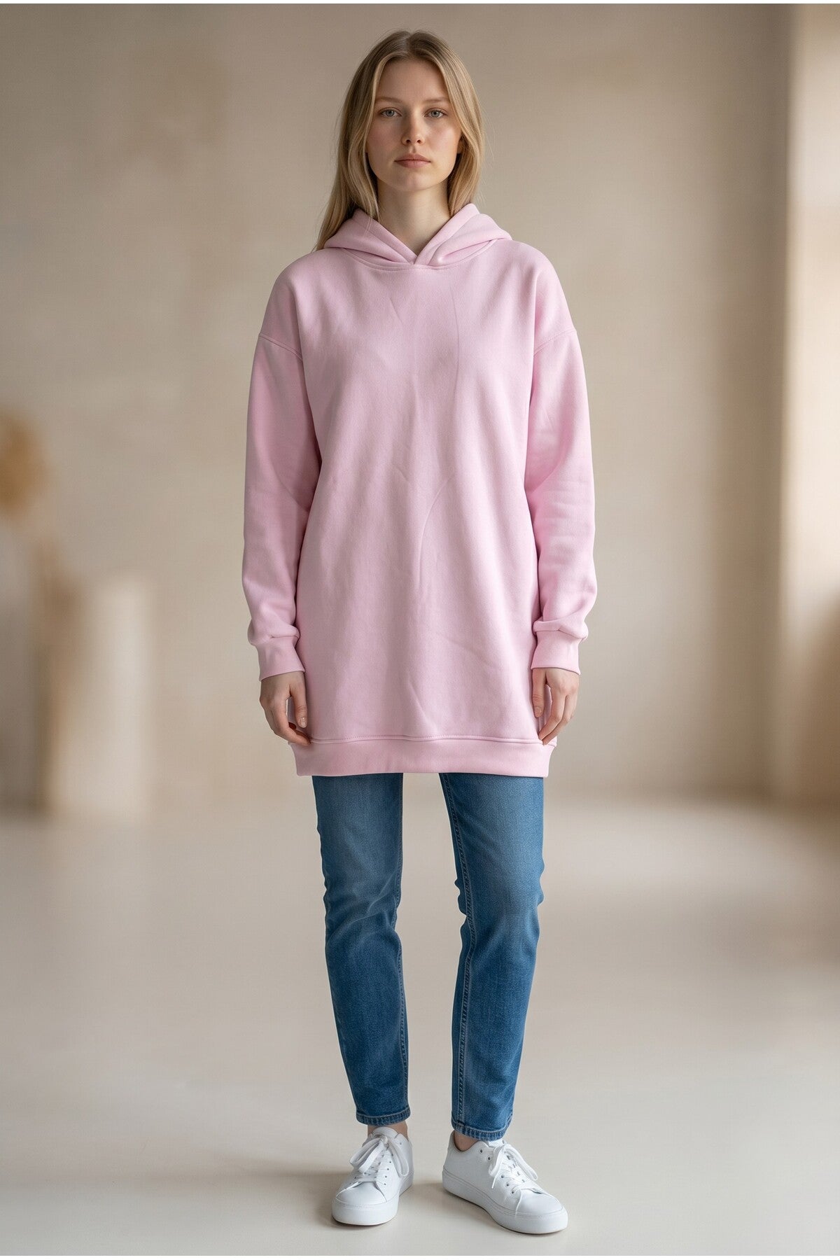 ÜÇ İPLİK SWEAT KAPÜŞONLU
