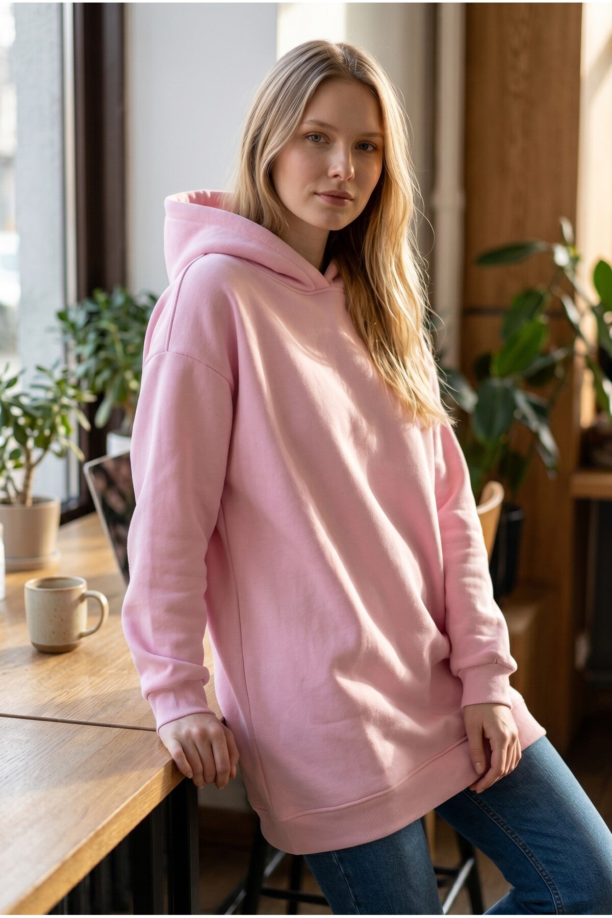 ÜÇ İPLİK SWEAT KAPÜŞONLU
